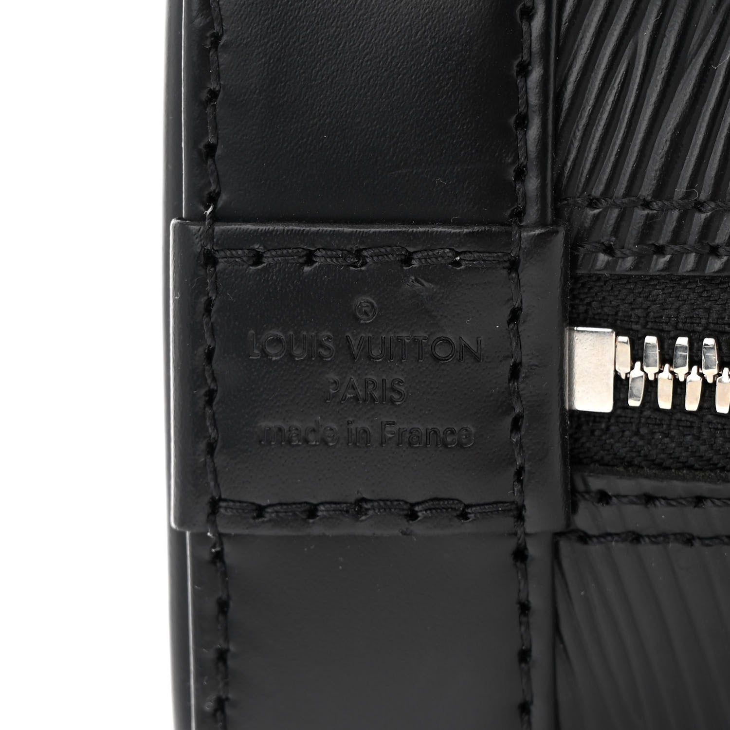 Louis Vuitton Epi Alma BB Black 6 of 10