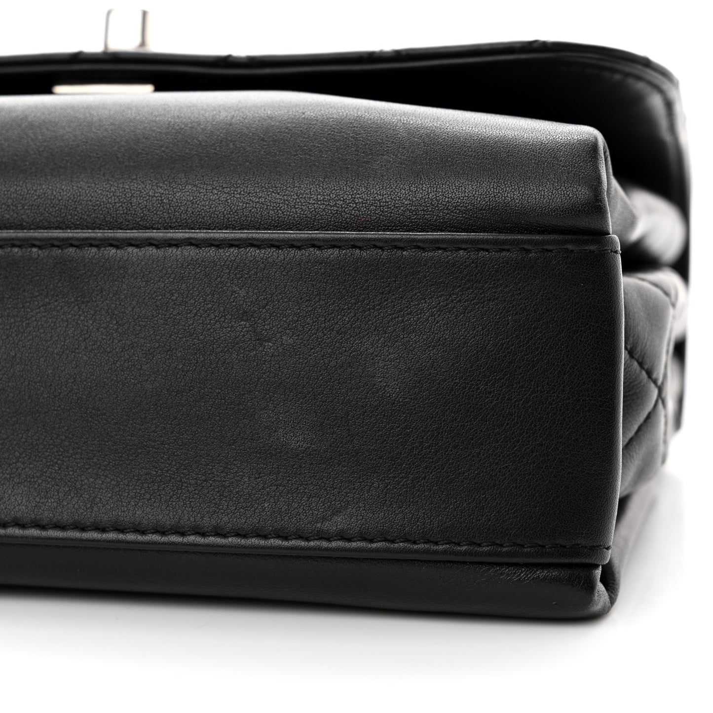 Calfskin Mini Tramezzo Flap Black