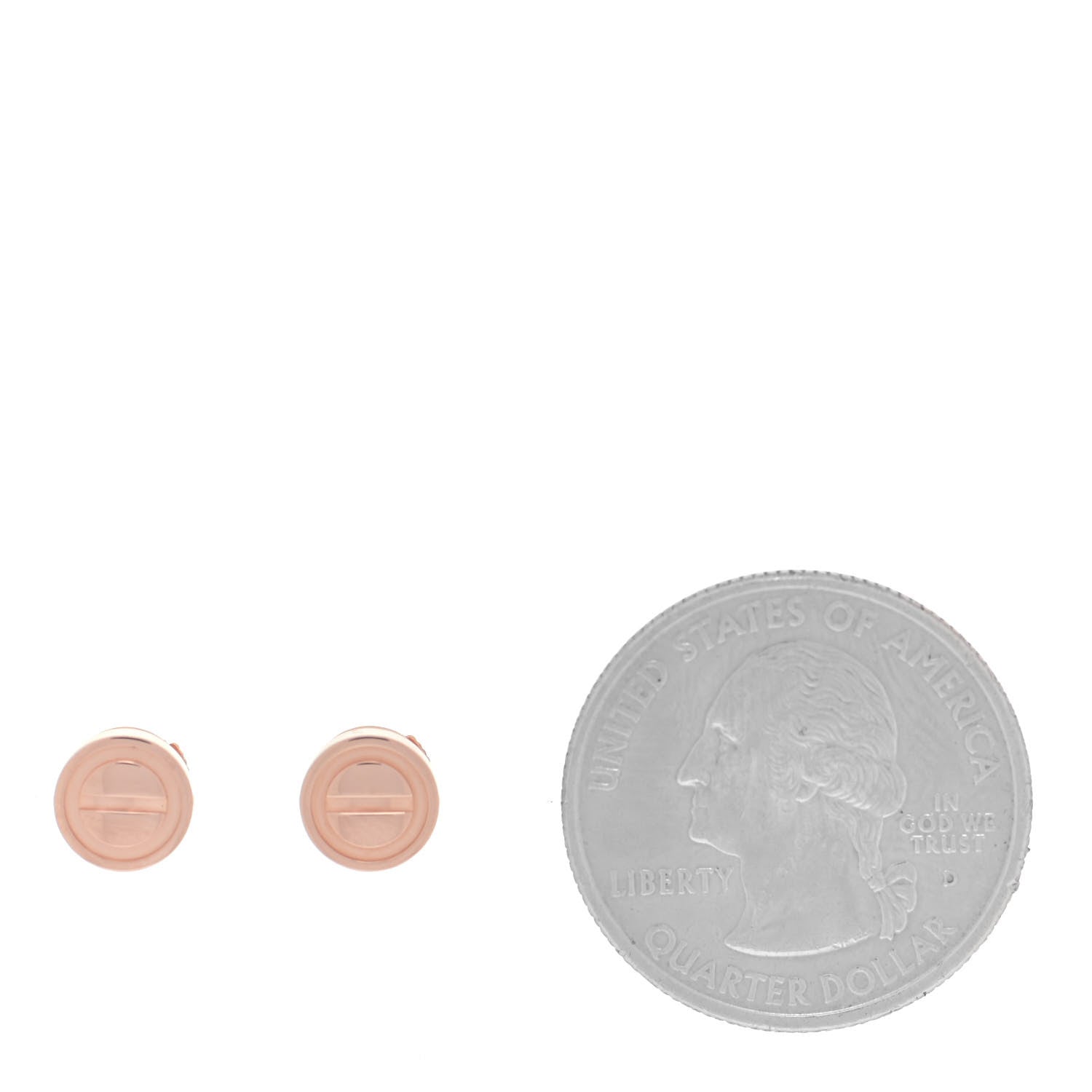Cartier 18K Pink Gold LOVE Earrings 2 of 6
