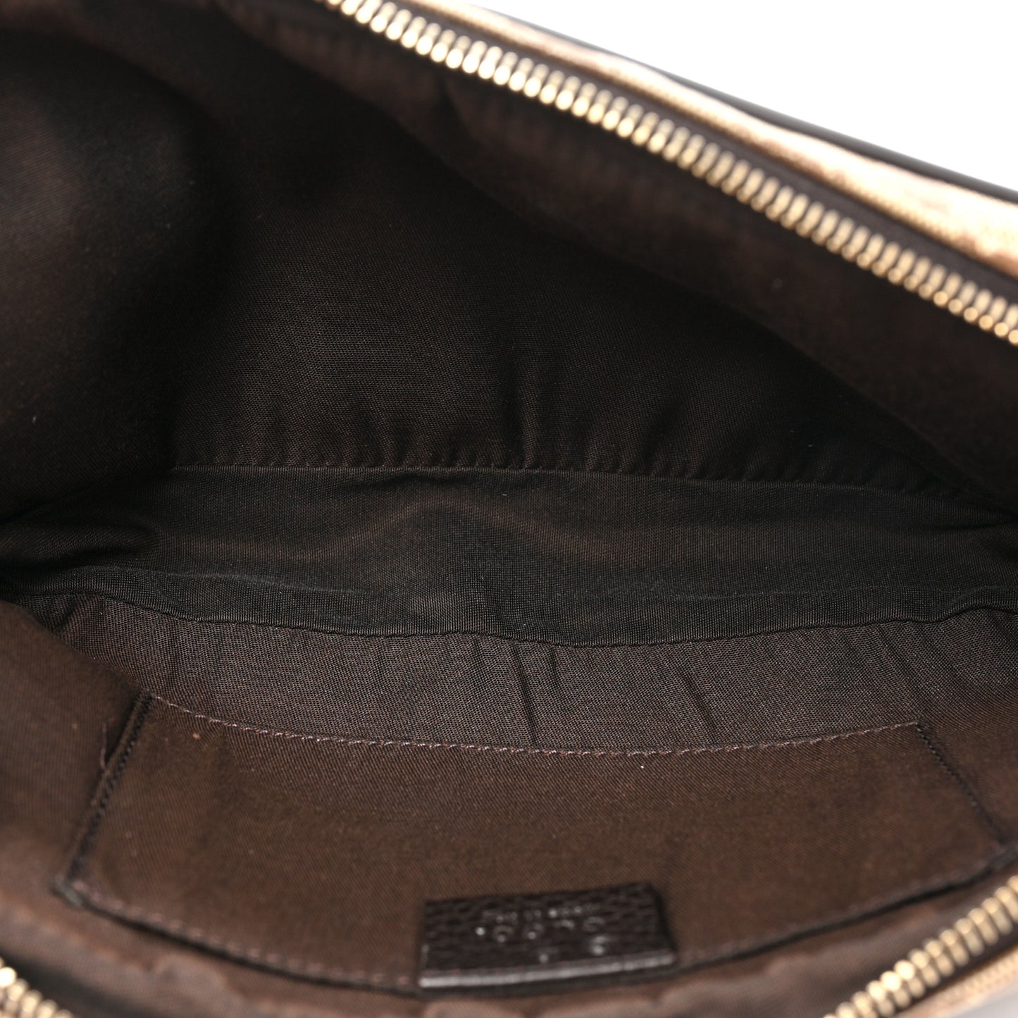 Crystal Monogram Belt Bag Brown