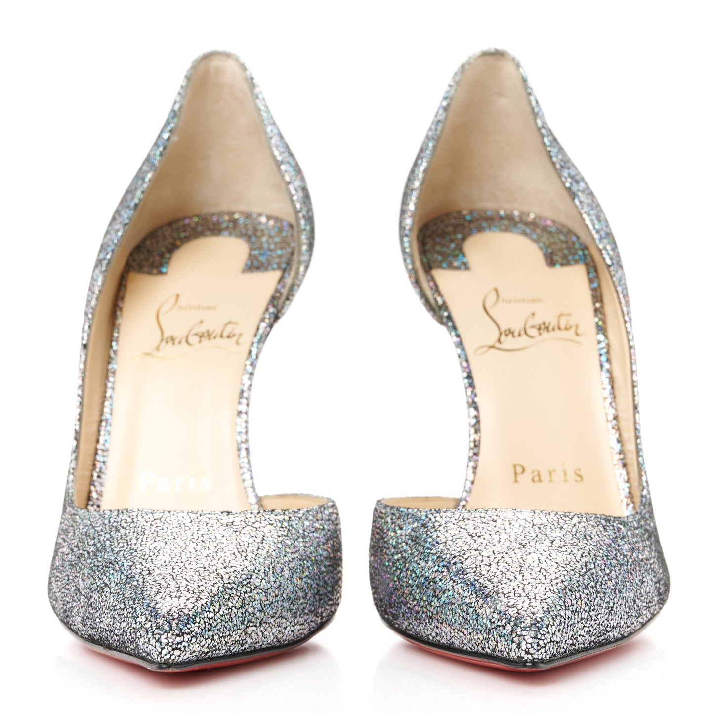 Nappa Mica Iriza 100 Pumps 36 Silver
