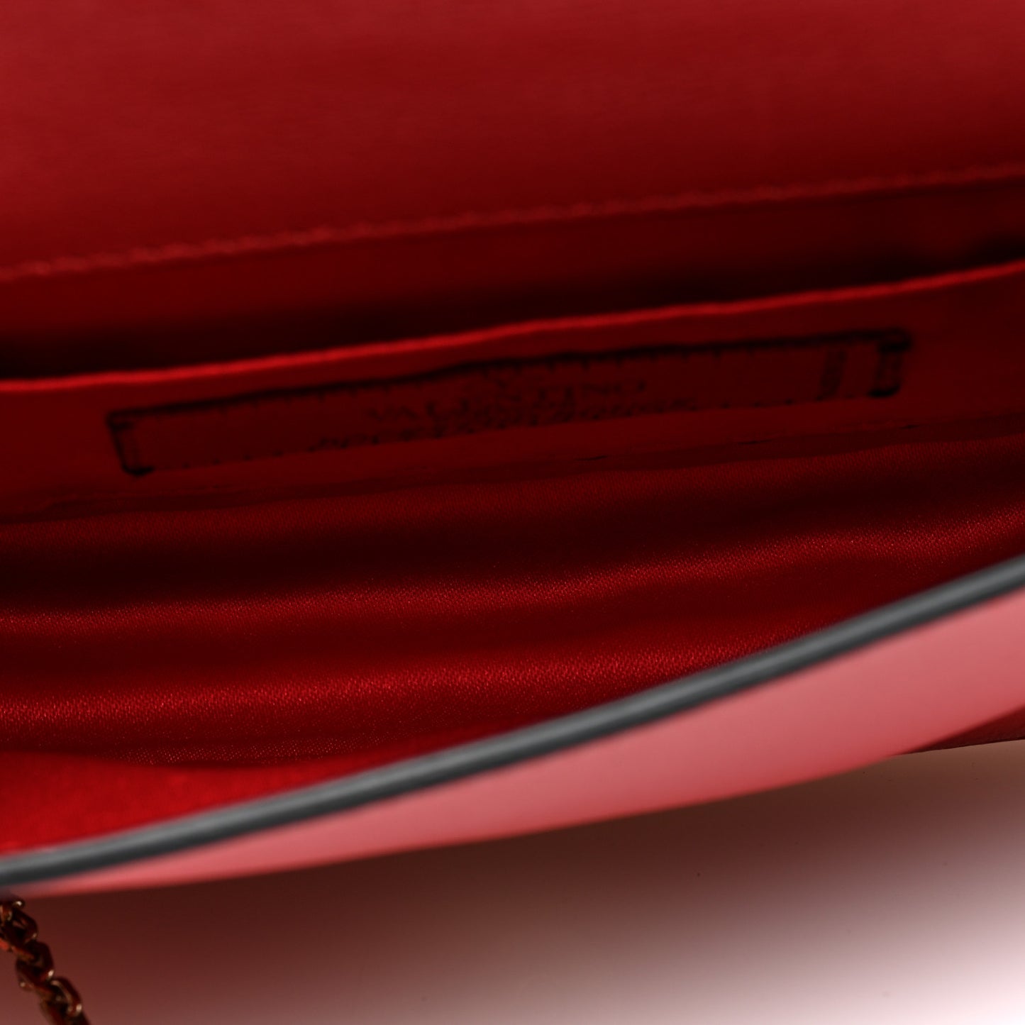 Vitello Monochrome Rockstud All Over Chain Flap Crossbody Bag Rosso Valentino