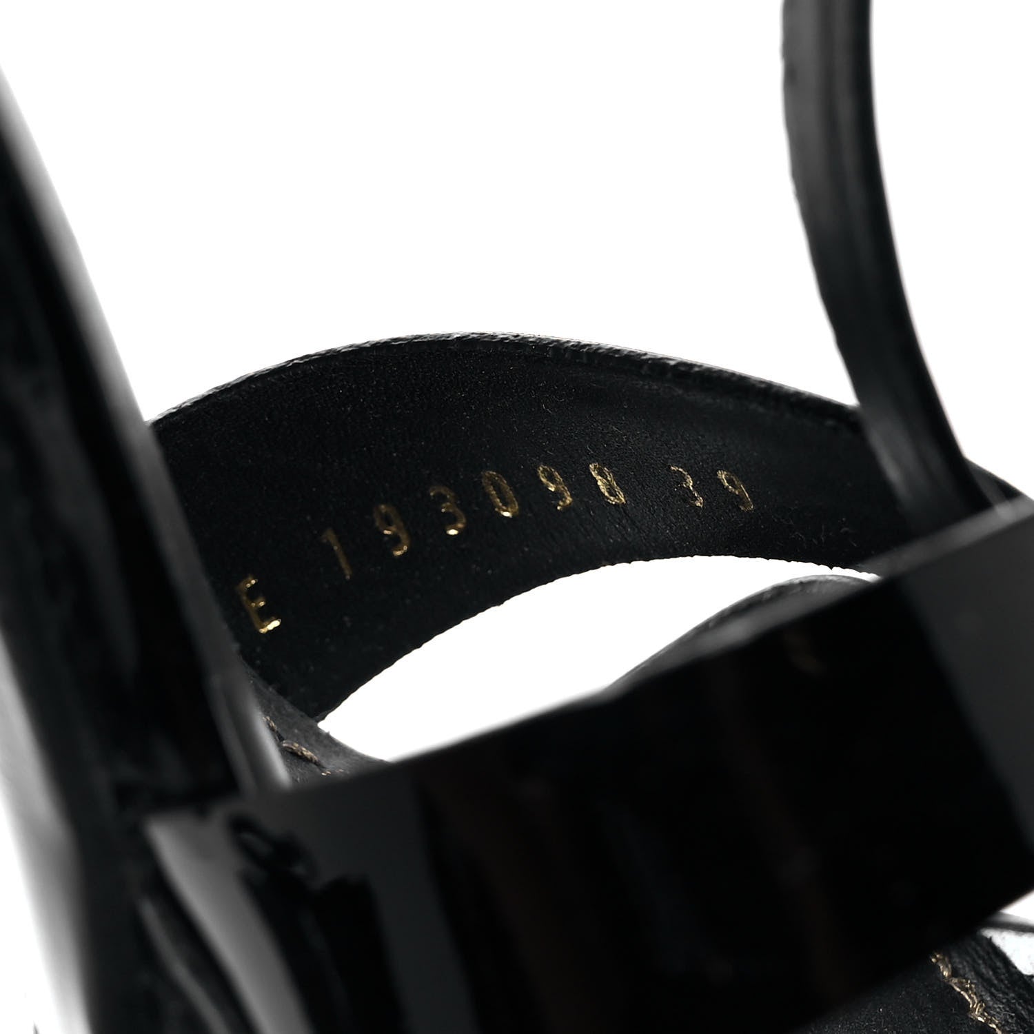 Saint Laurent Patent Tribute 105 Platform Sandals 39 Black 8 of 9