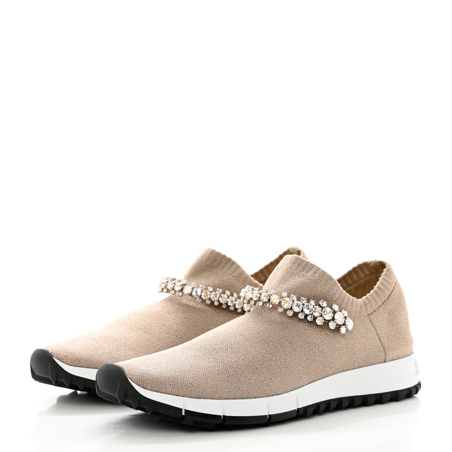 Knit Crystal Verona Sneaker 37 Beige