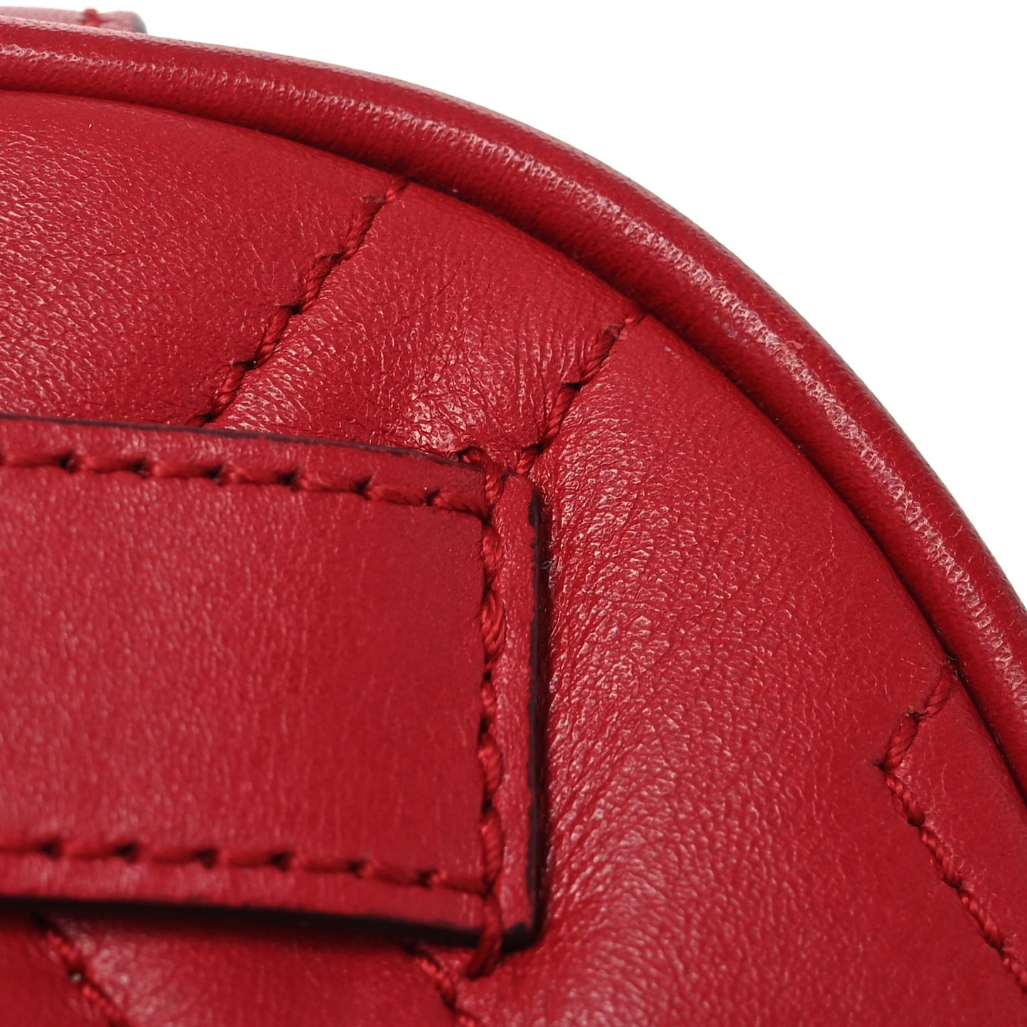 Calfskin Matelasse GG Marmont Belt Bag 75 30 Hibiscus Red