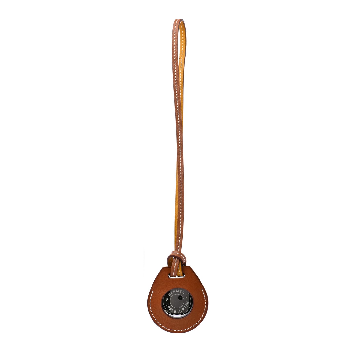 Fawn Barenia AirTag Bag Charm Fauve