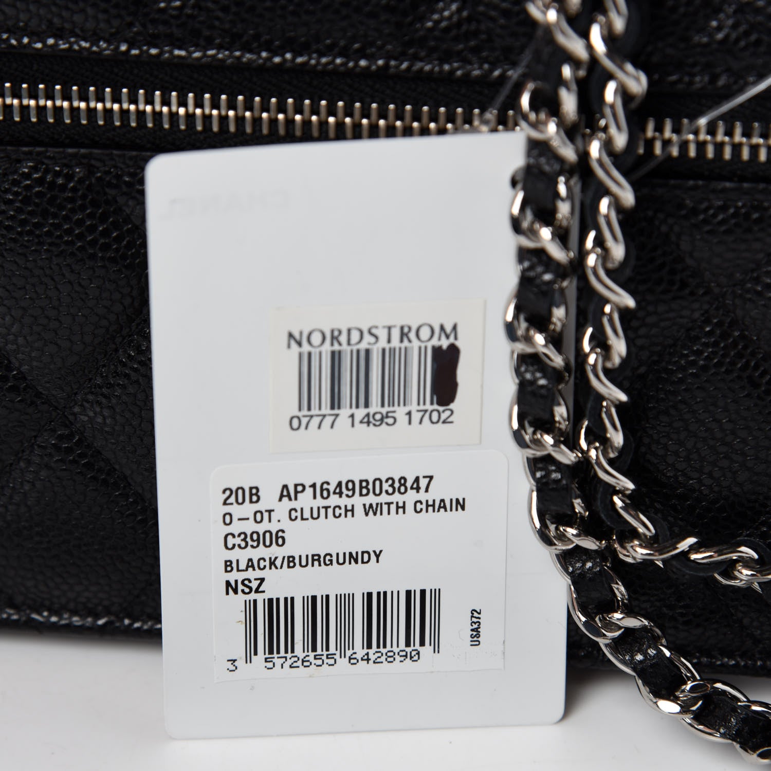 Chanel Caviar Quilted Mini Wallet On Chain WOC Black 10 of 12