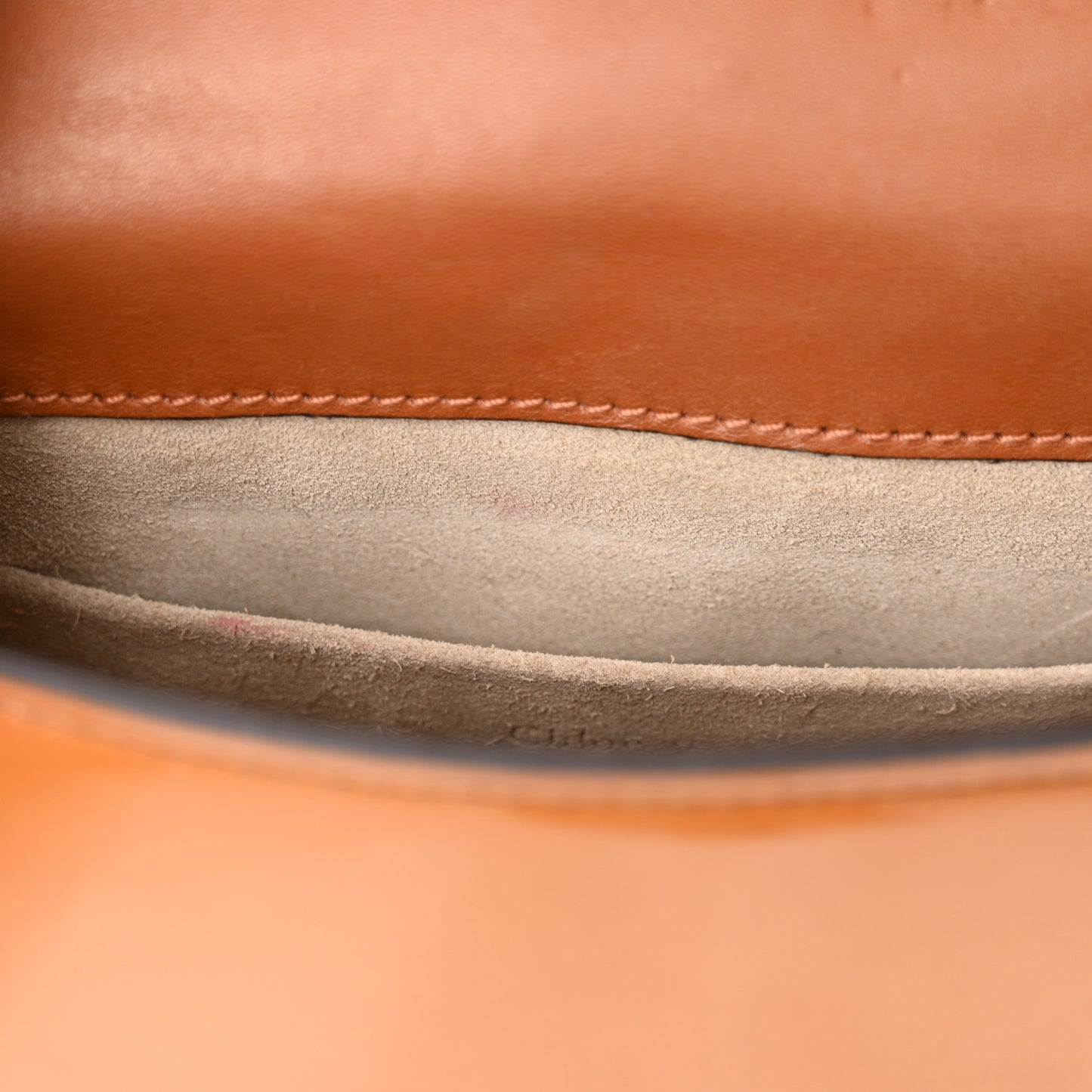Spazzolato Sfumato Small Nile Bracelet Bag Caramel