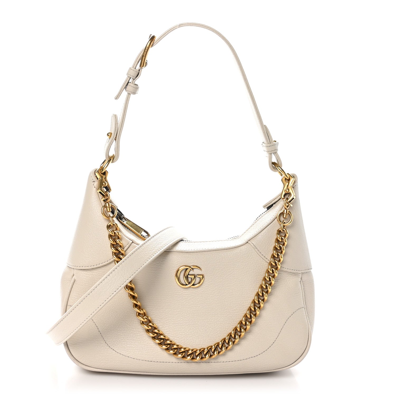 Gucci Goatskin Small Aphrodite Shoulder Bag Mystic White 1 of 11
