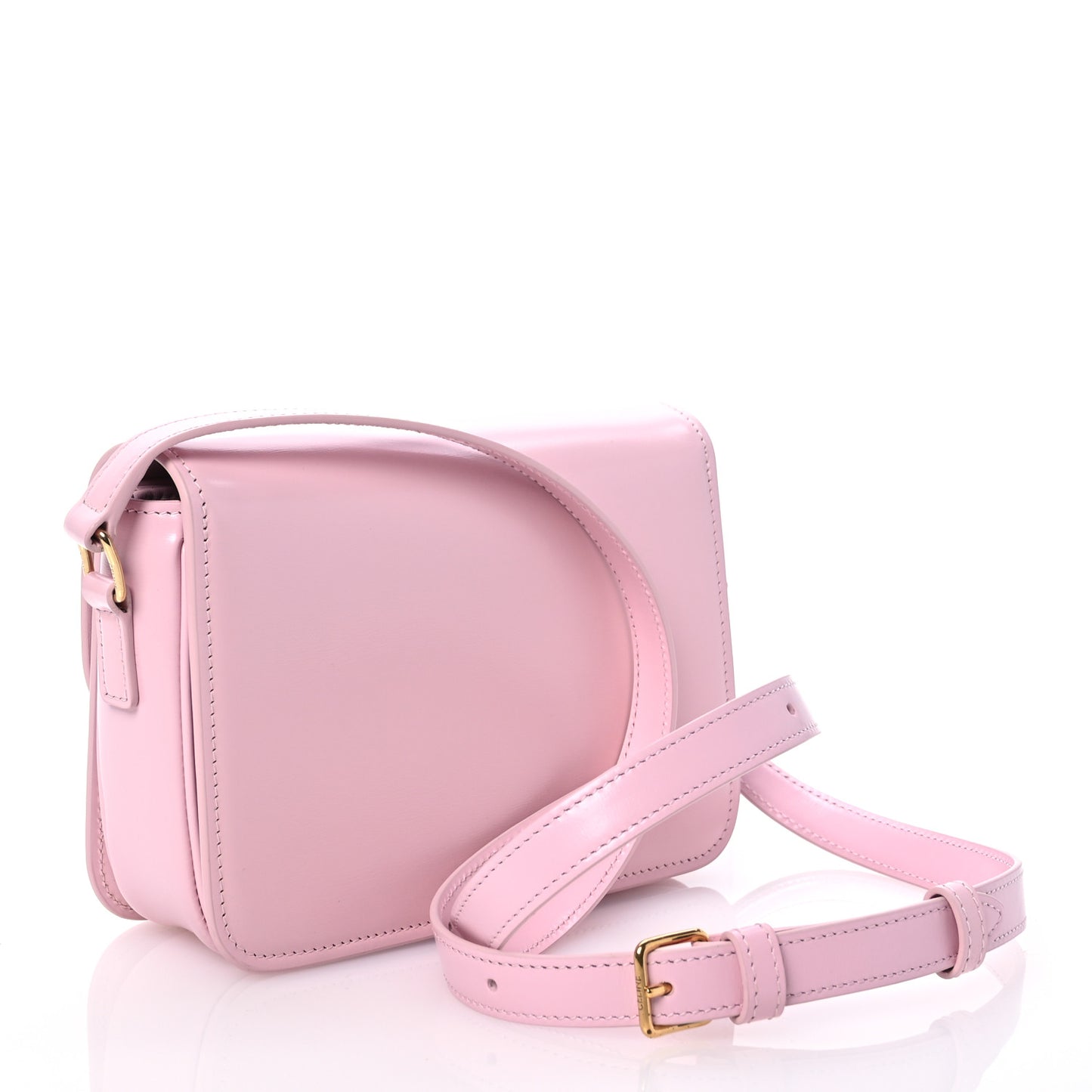 Shiny Calfskin Teen Triomphe Pastel Pink