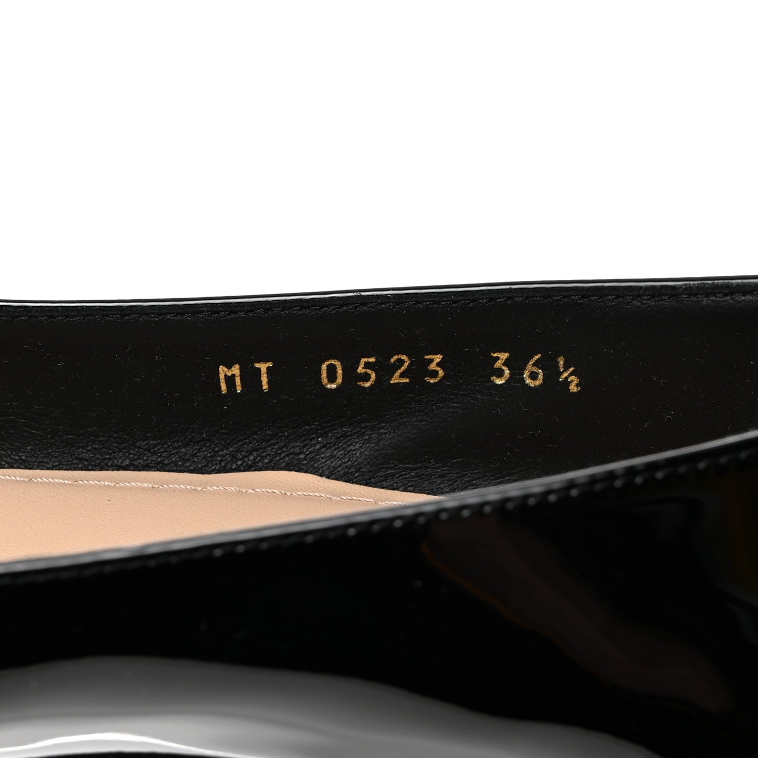 Christian Dior Patent Calfskin C'est Dior Ballet Flats 36.5 Black 7 of 9