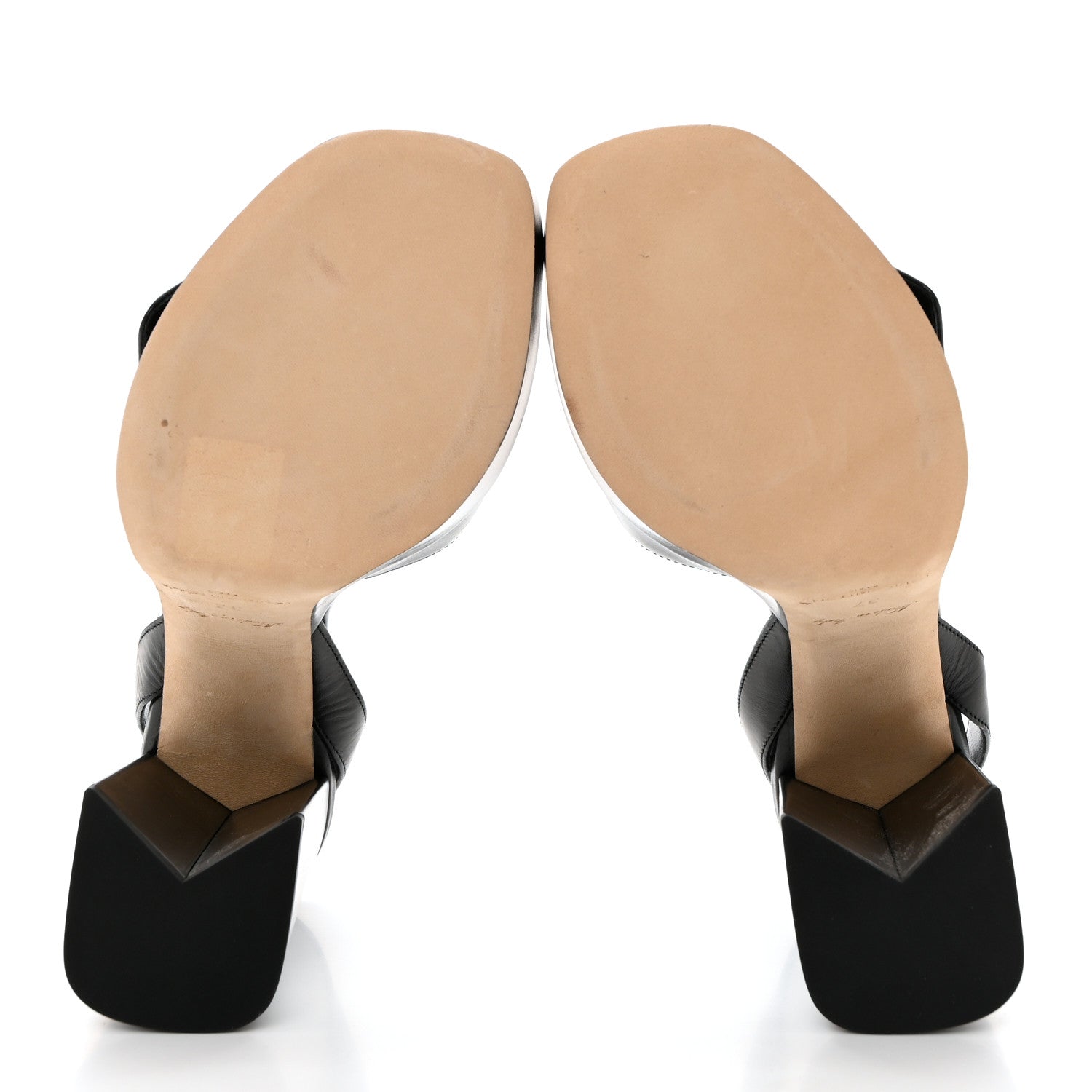 Louis Vuitton Calfskin Shake Platform Sandal 37 Black 5 of 9