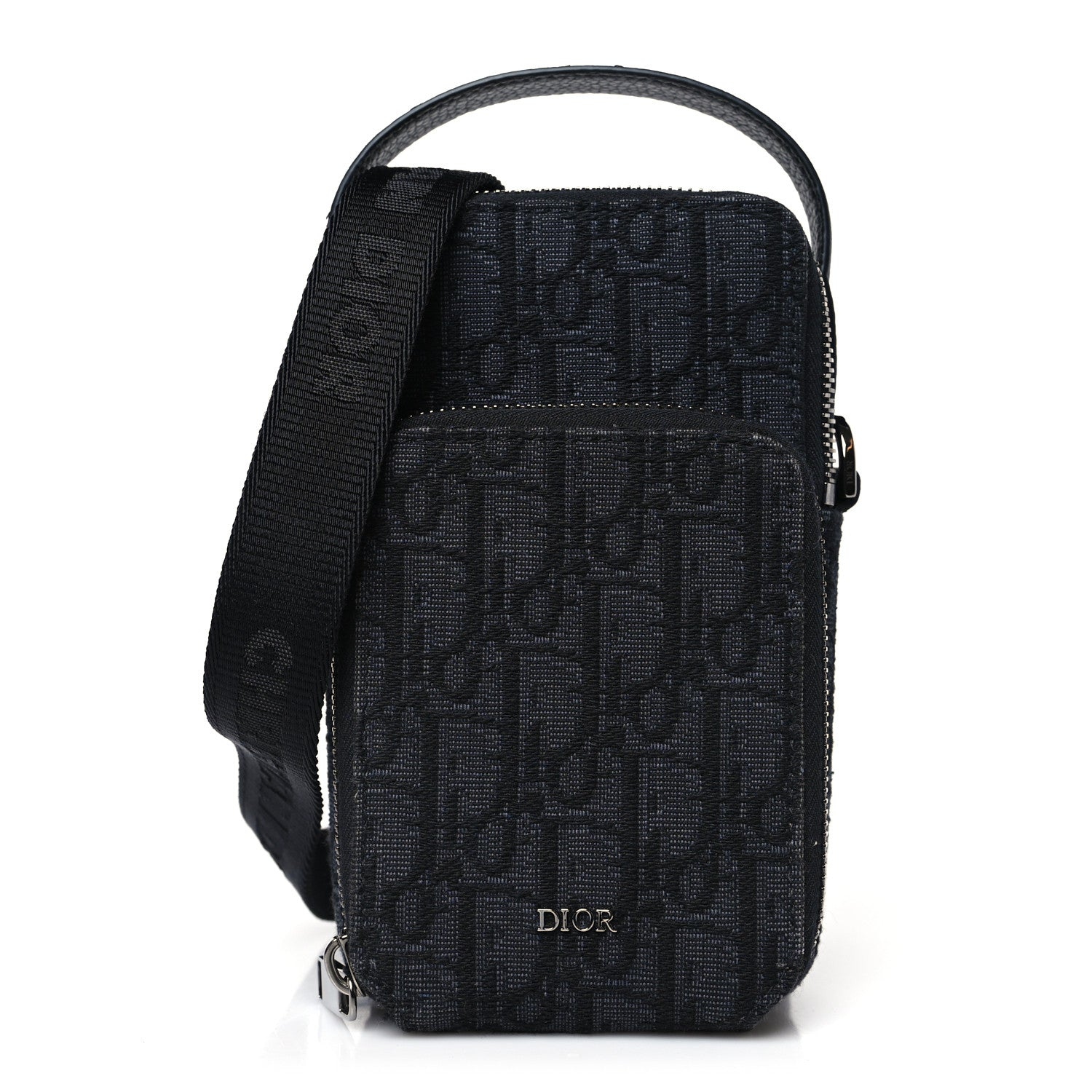 Christian Dior Oblique Micro Rider Pouch Black 1 of 9