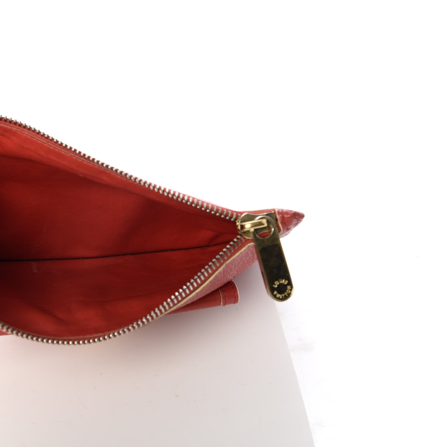 Louis Vuitton Suhali Pochette Red 5 of 9