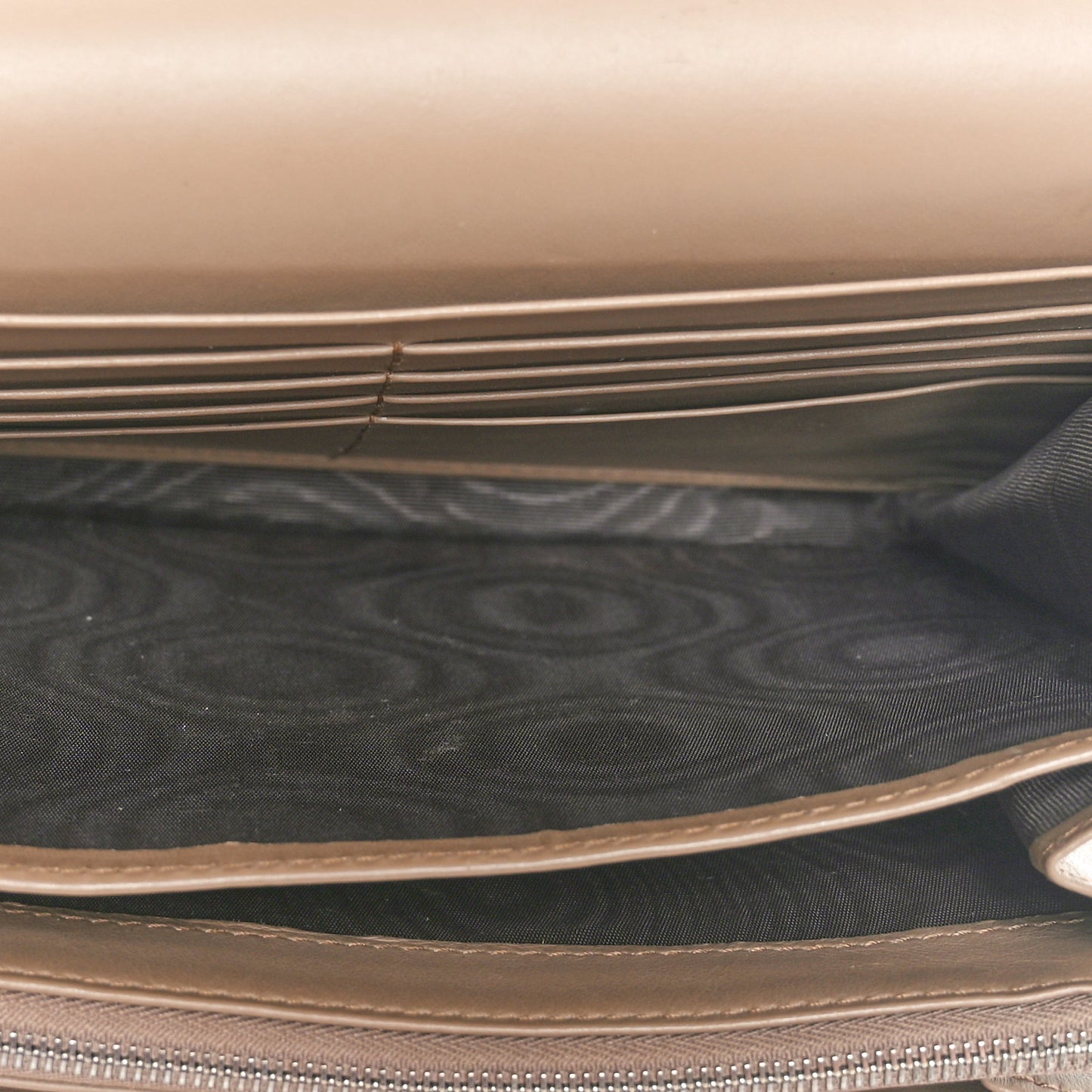 GG Supreme Monogram Mini Dionysus Chain Wallet Beige Taupe