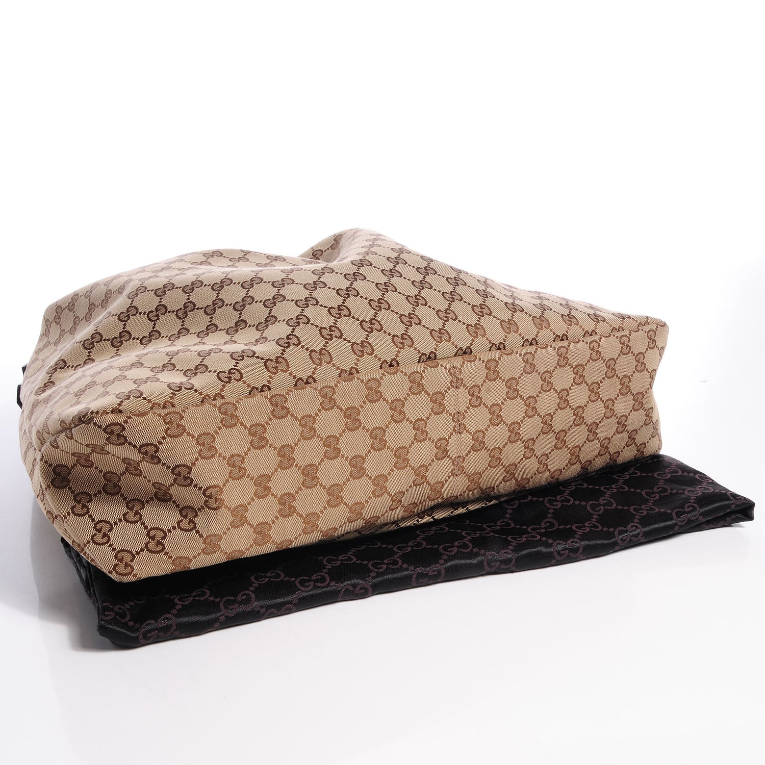 Gucci Monogram Large Horsebit Hobo Brown 4 of 7