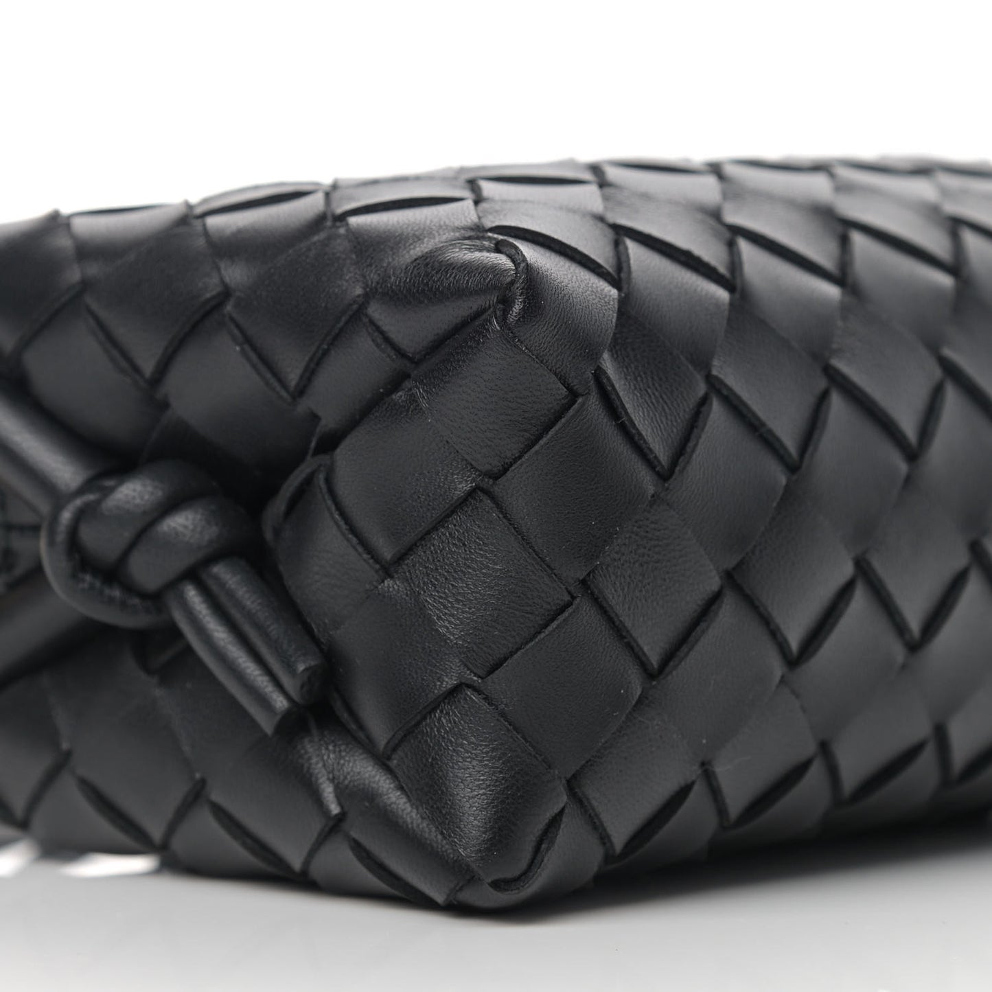 Nappa Intrecciato Mini Loop Camera Bag Black