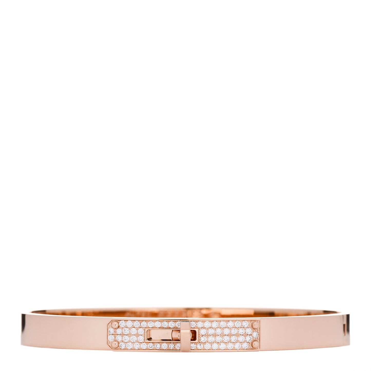18K Rose Gold Diamond PM Kelly Pave Bracelet SH