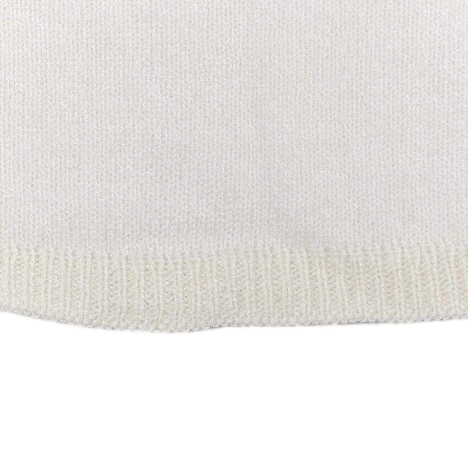 Chanel Cashmere Blend CC Logo Stole White 5 of 7