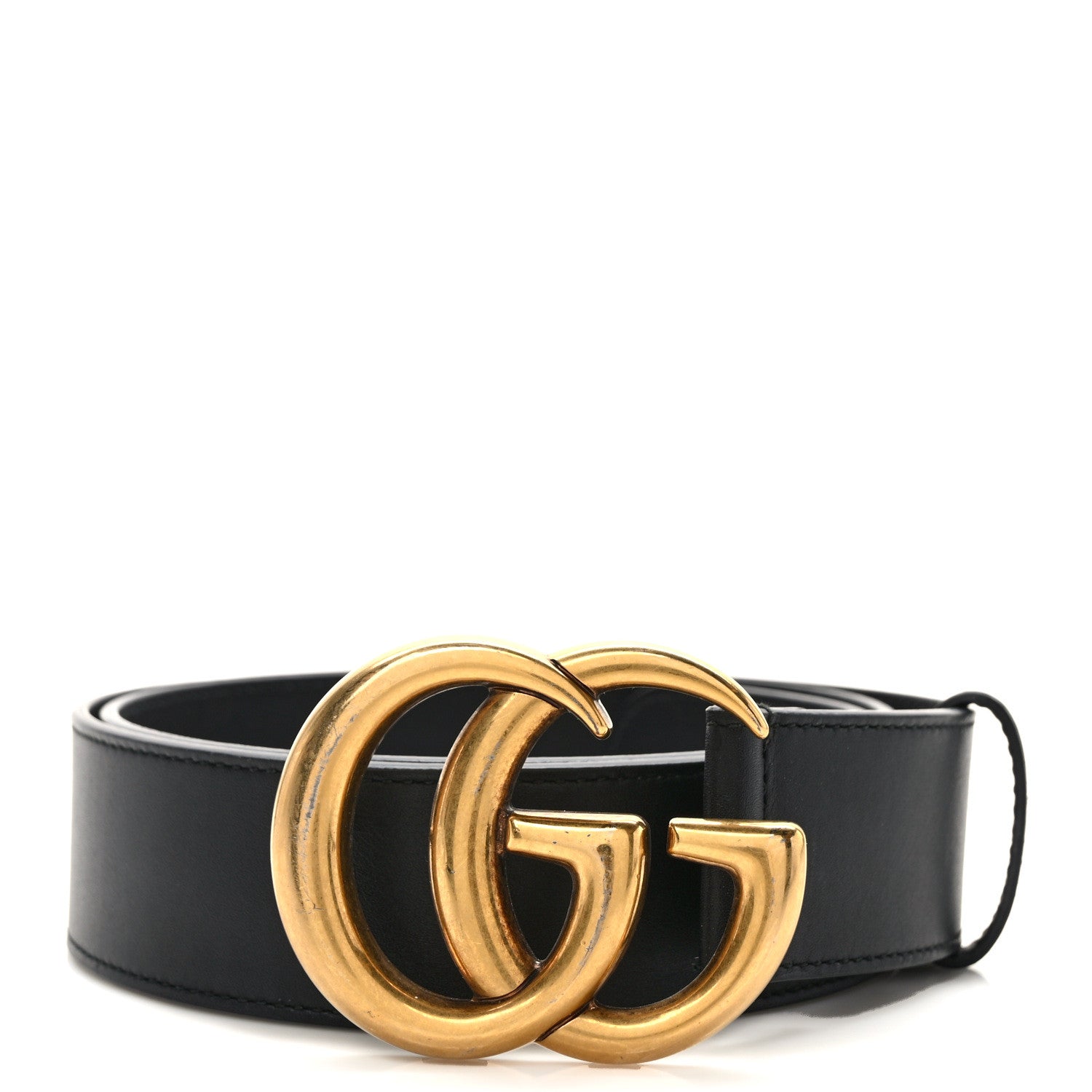 Gucci Calfskin Double G 40mm Belt 90 36 Black 1 of 5