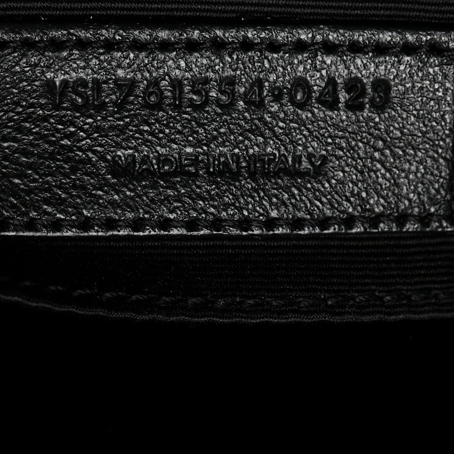 Calfskin Matelasse Monogram Monochrome Lou Camera Bag Black