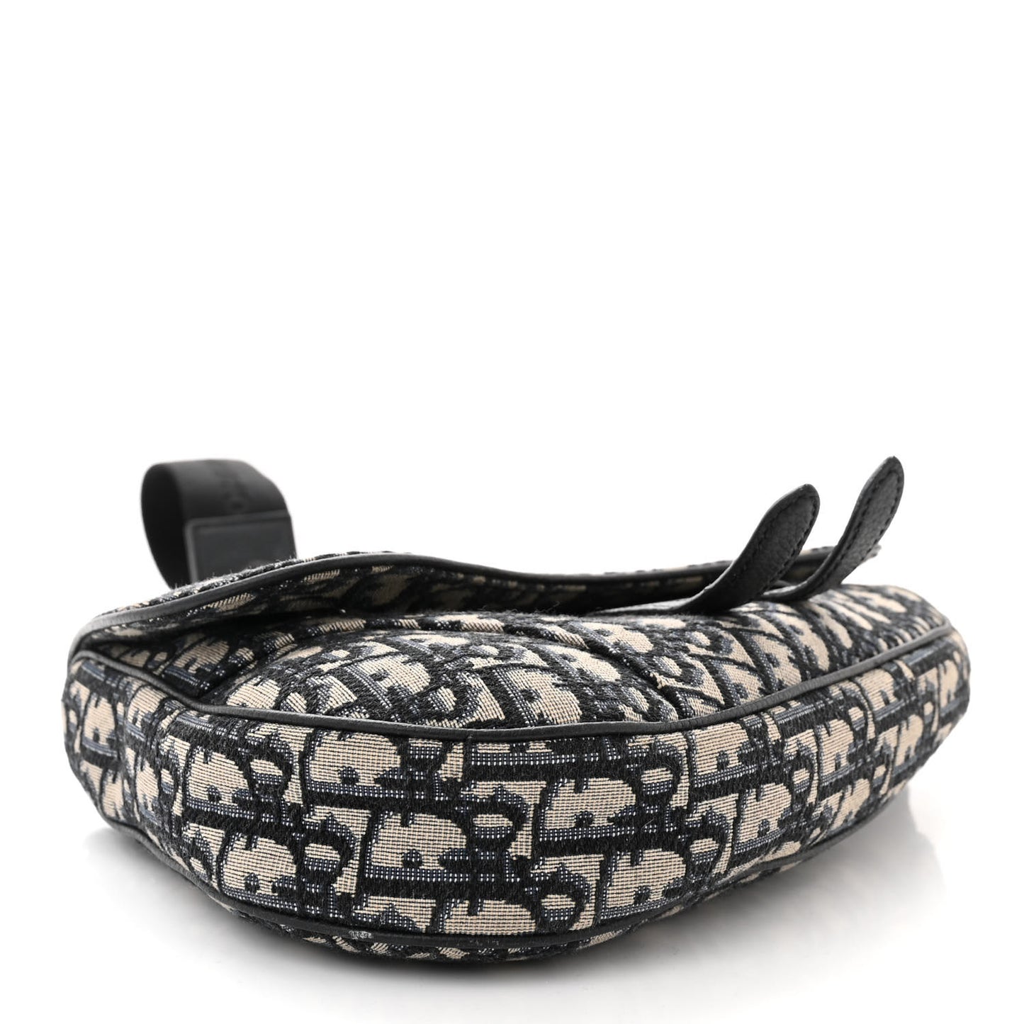 Oblique Mens Saddle Bag Black