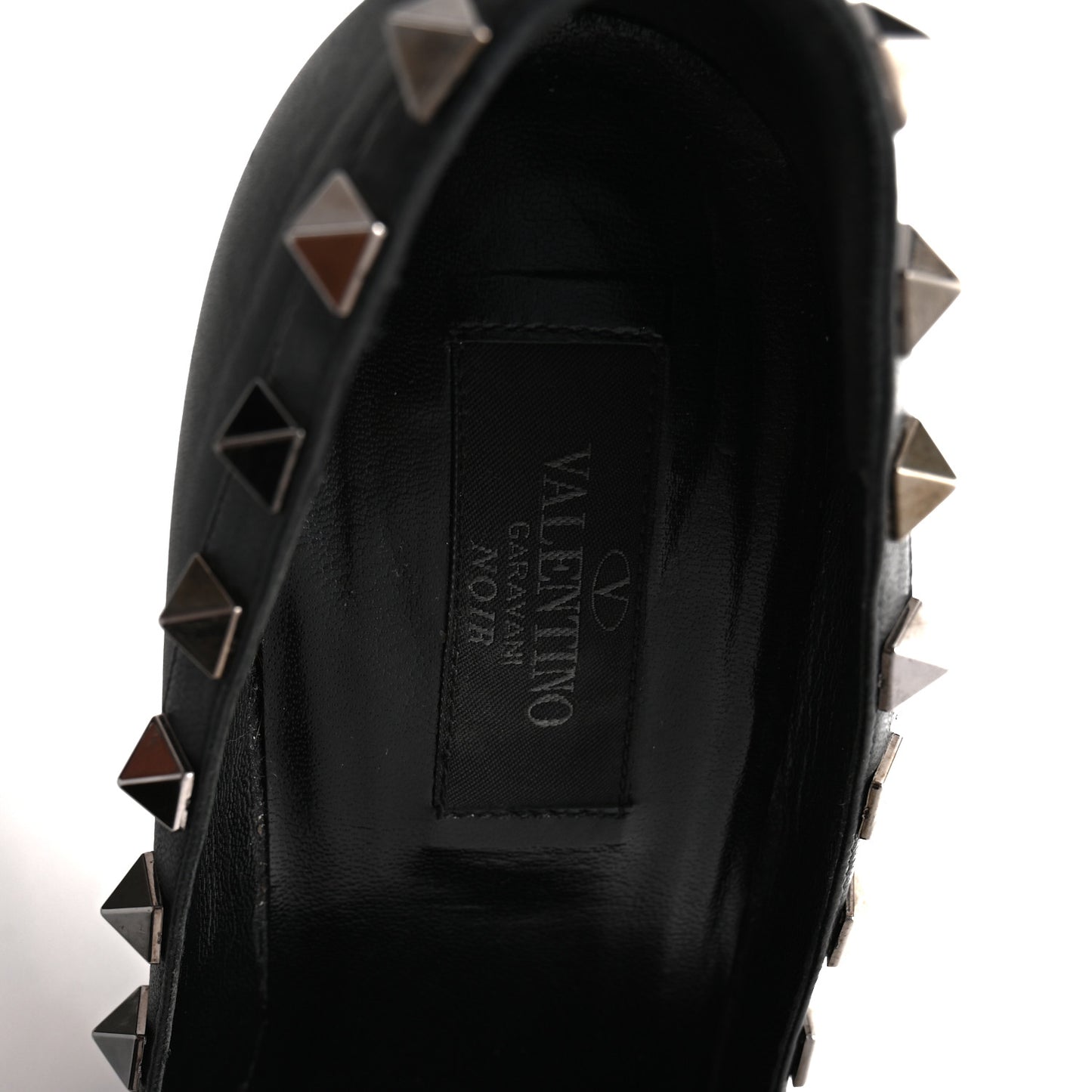 Nappa Rockstud 100mm Pumps 36.5 Black