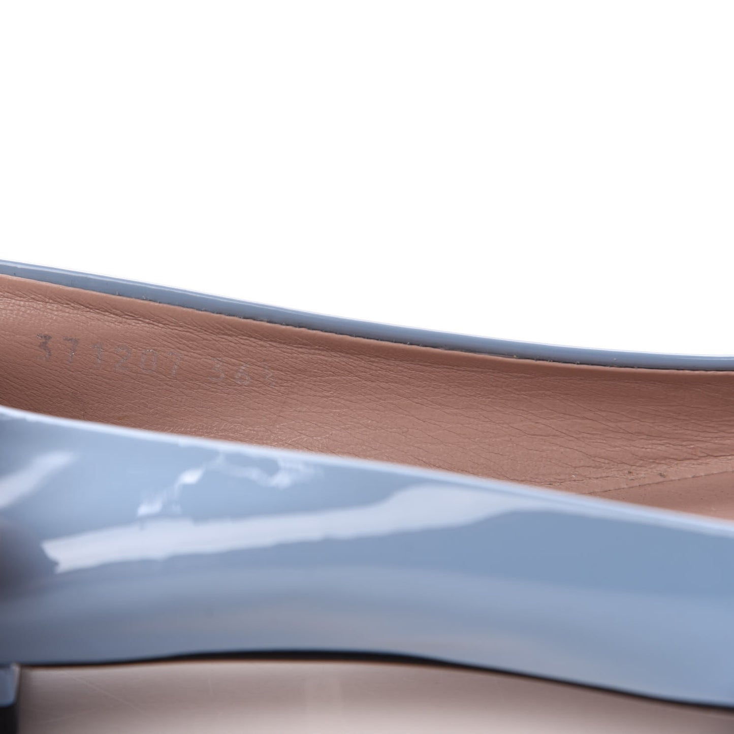 Patent Horsebit Jolene Ballerina Flats 36.5 Blue