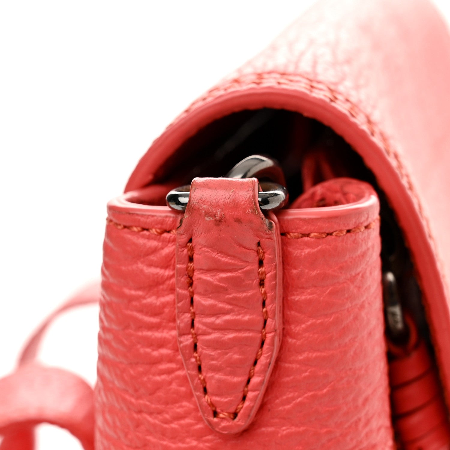 3.1 Phillip Lim Textured Calfskin Mini Pashli Satchel Raspberry 4 of 12