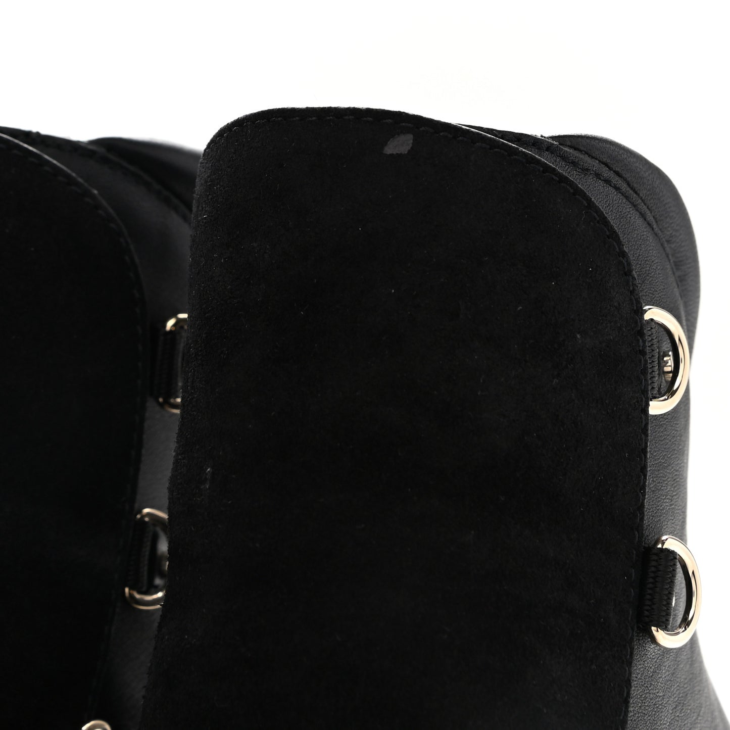 Calfskin Suede Madyn 130 Ankle Booties 39.5 Black
