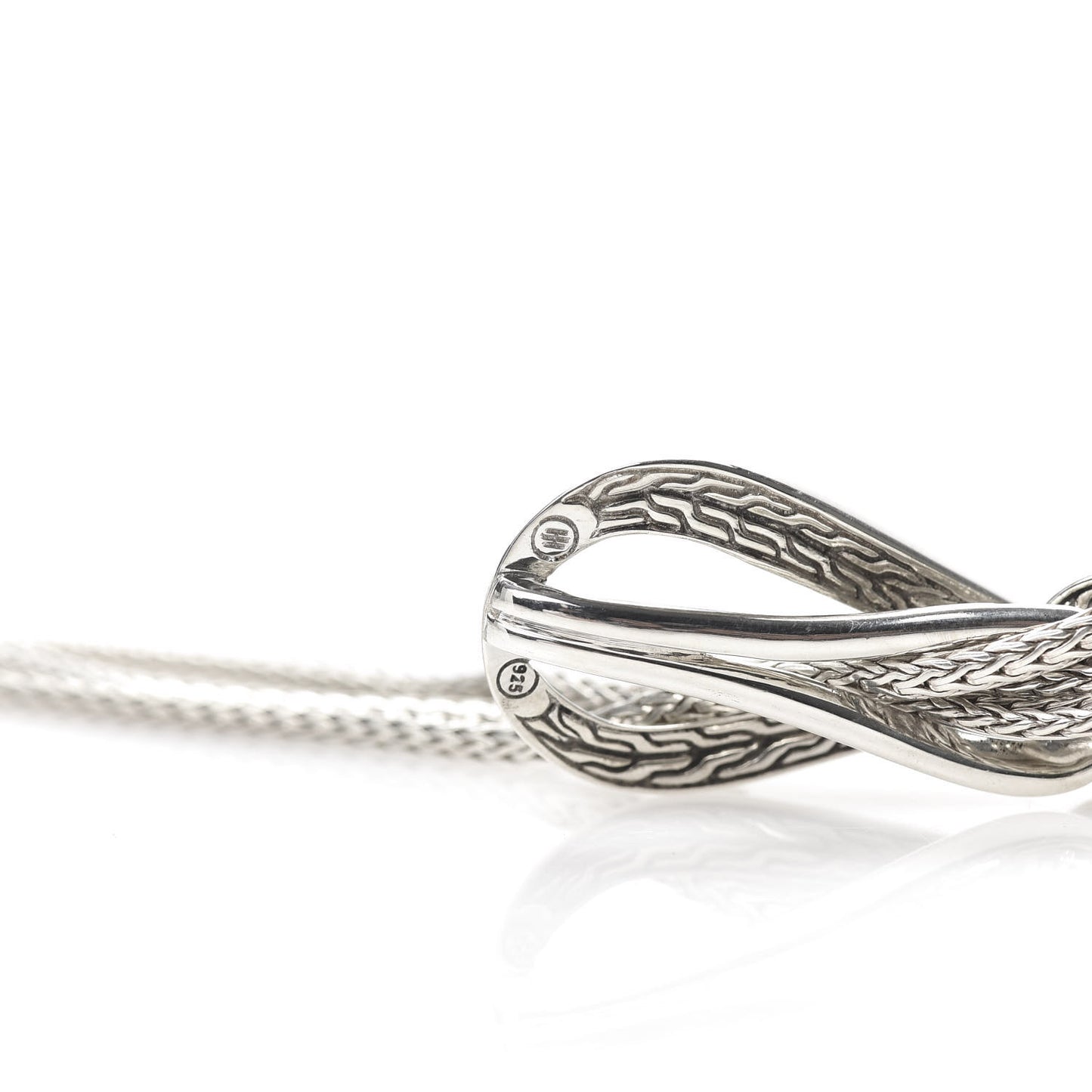 Sterling Silver Asli Classic Chain Link Lariat Necklace