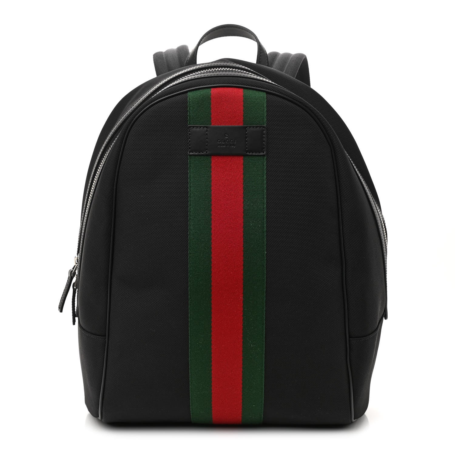 Gucci Techno Canvas Web Backpack Black 1 of 9