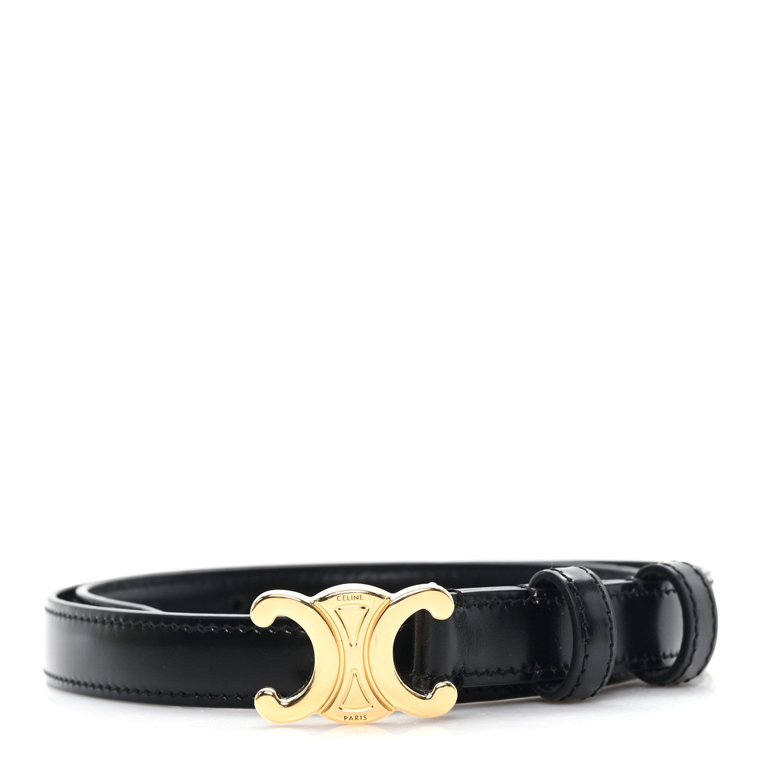 celine ベルト CELINE (セリーヌ) スモール 18MM トリオンフ ベルト レザー 小物