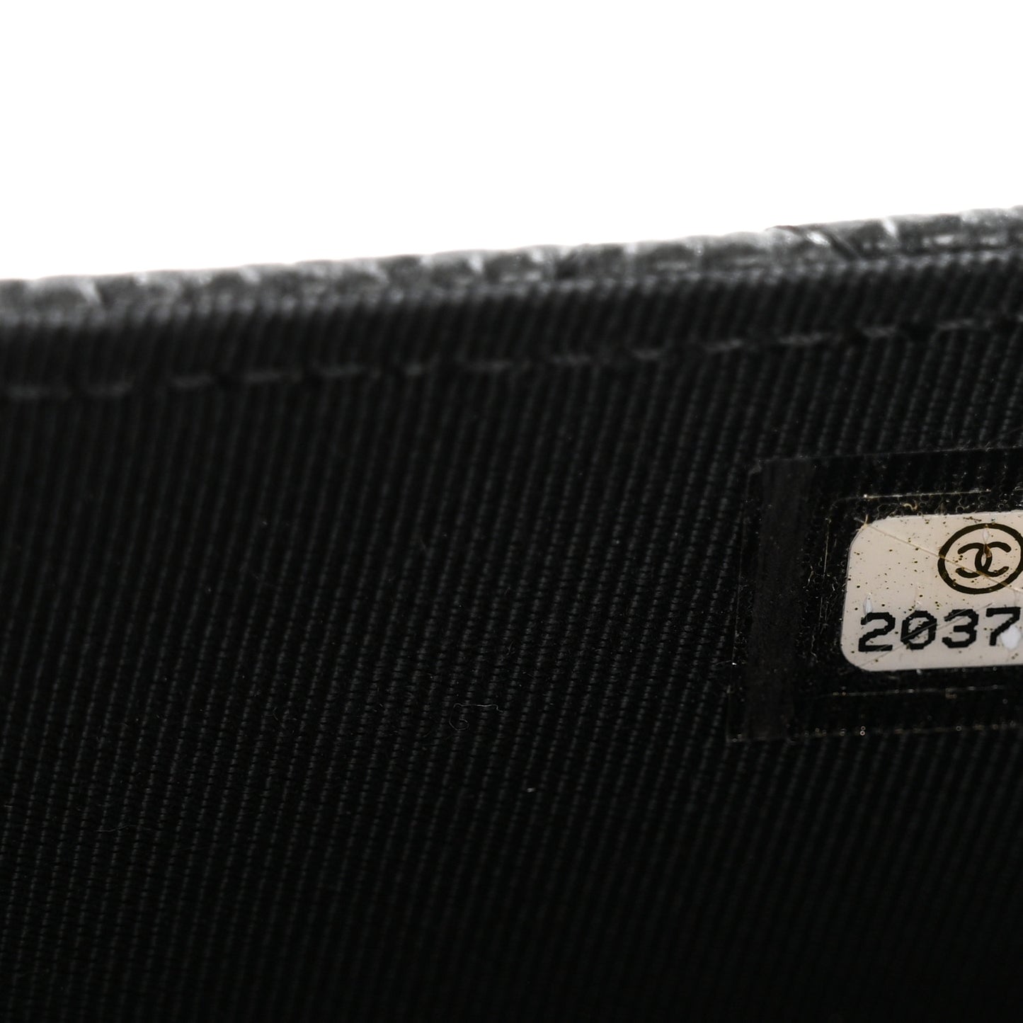 Caviar Quilted Travel Wallet Black