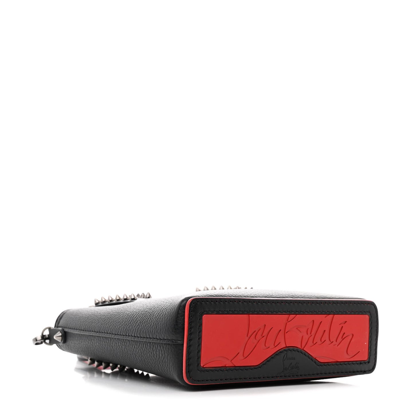 Calfskin Spikes Mini North South Cabata Tote  Black