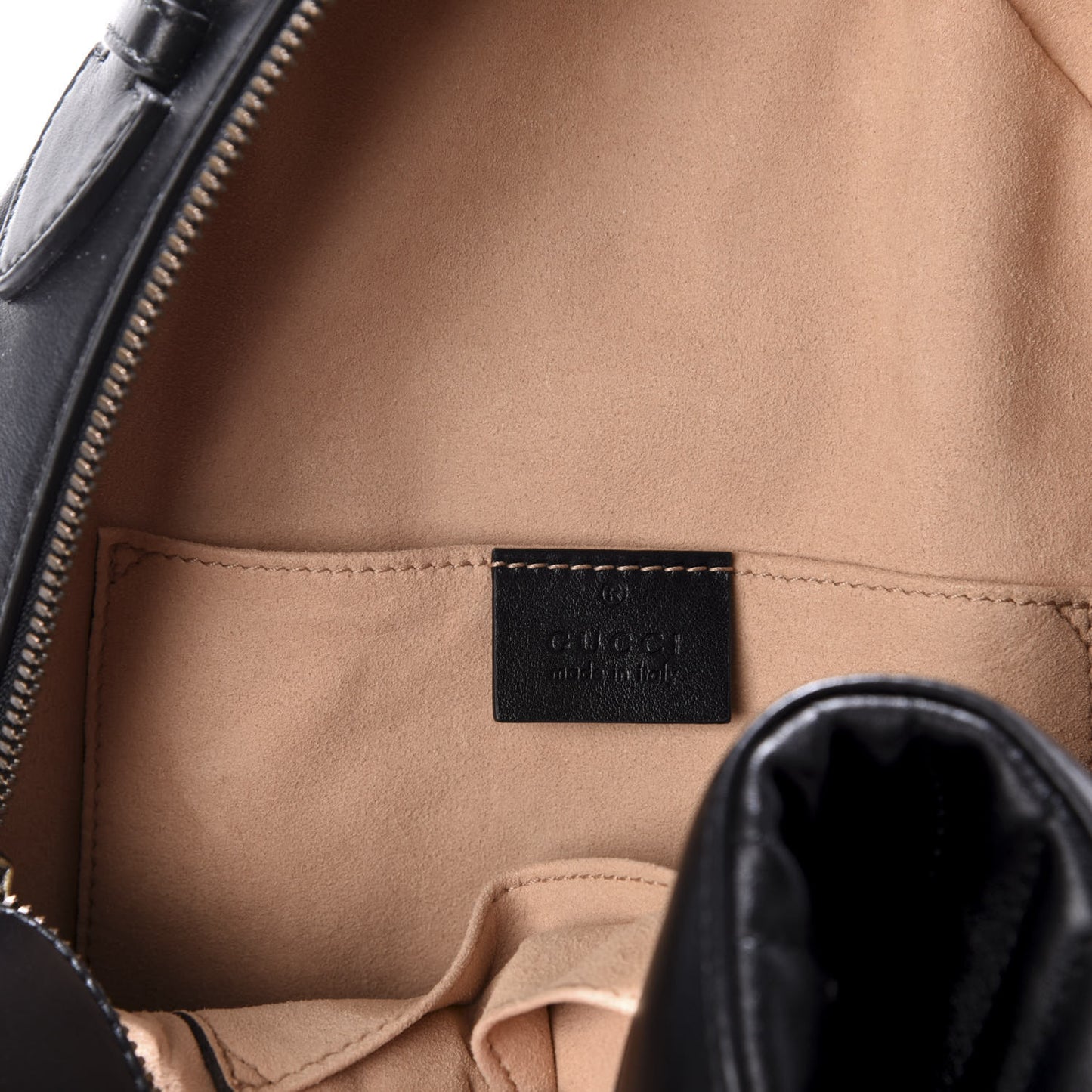 Calfskin Matelasse GG Marmont Dome Backpack Black