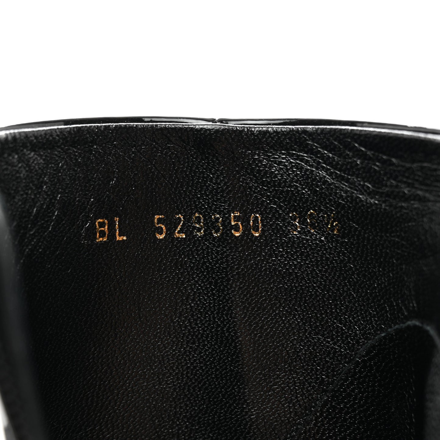 Patent Loulou Booties 36.5 Black