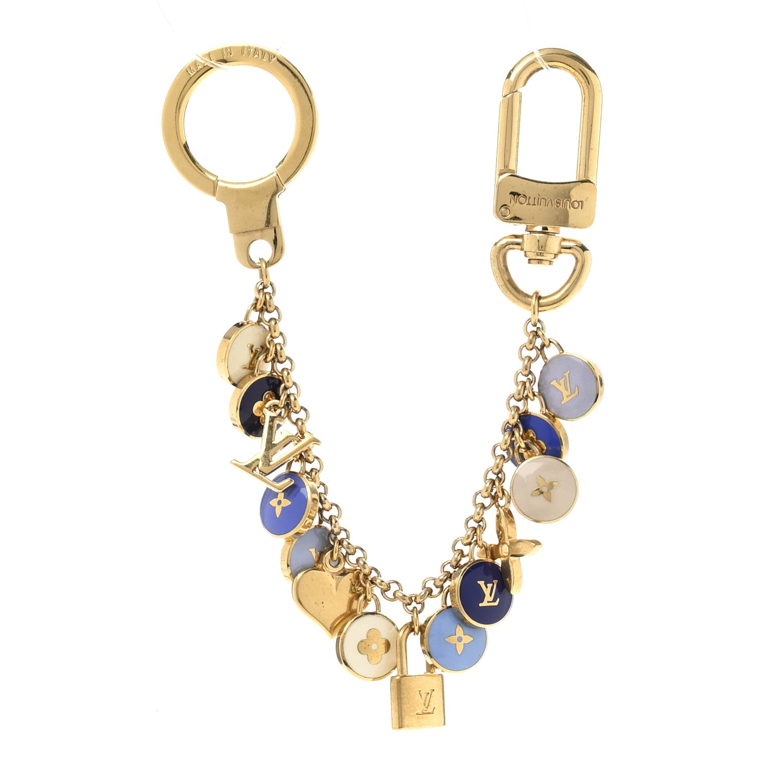 Louis Vuitton Pastilles Key Chain Bag Charm Blue 1741915