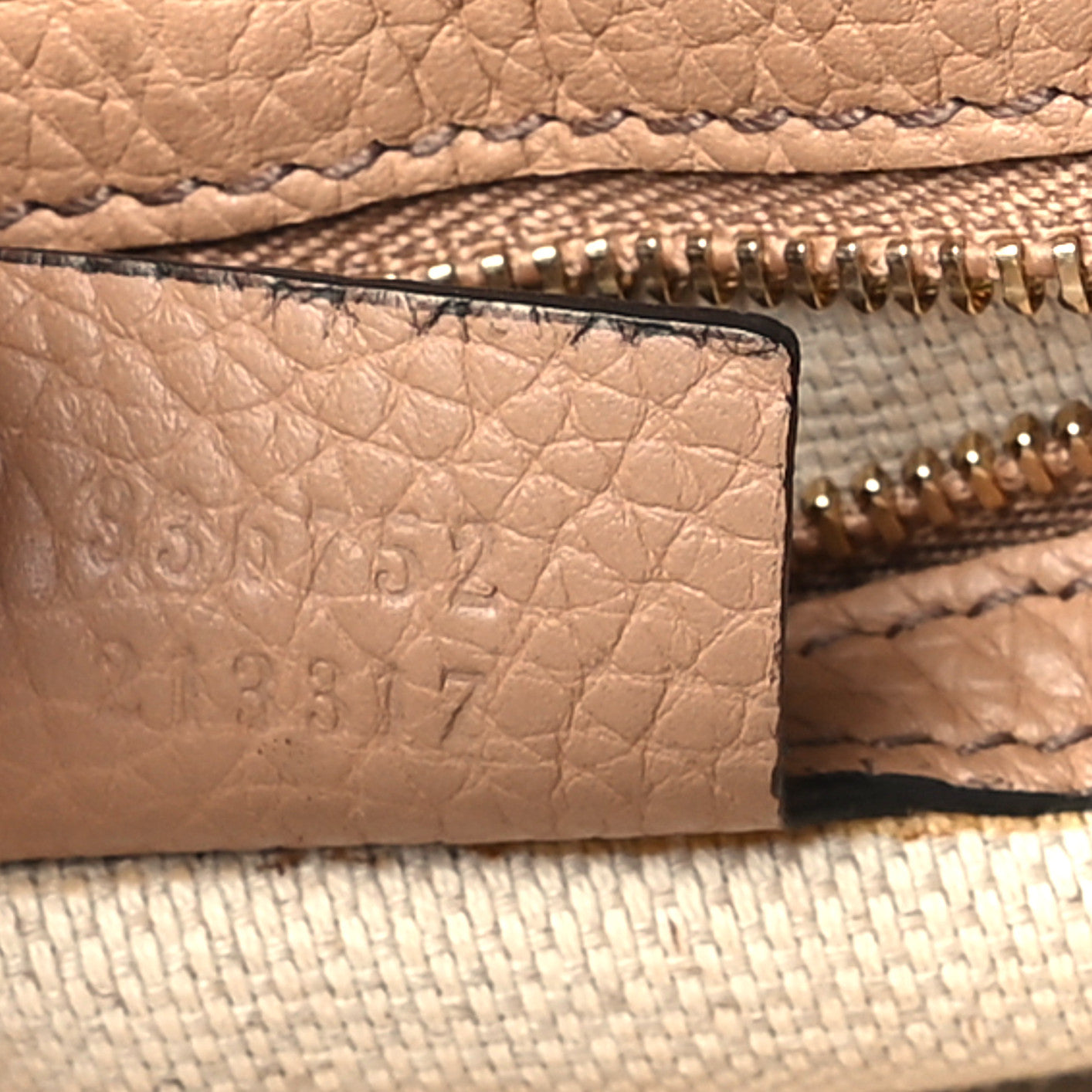 Pebbled Calfskin Medium Soho Flap Crossbody Camelia