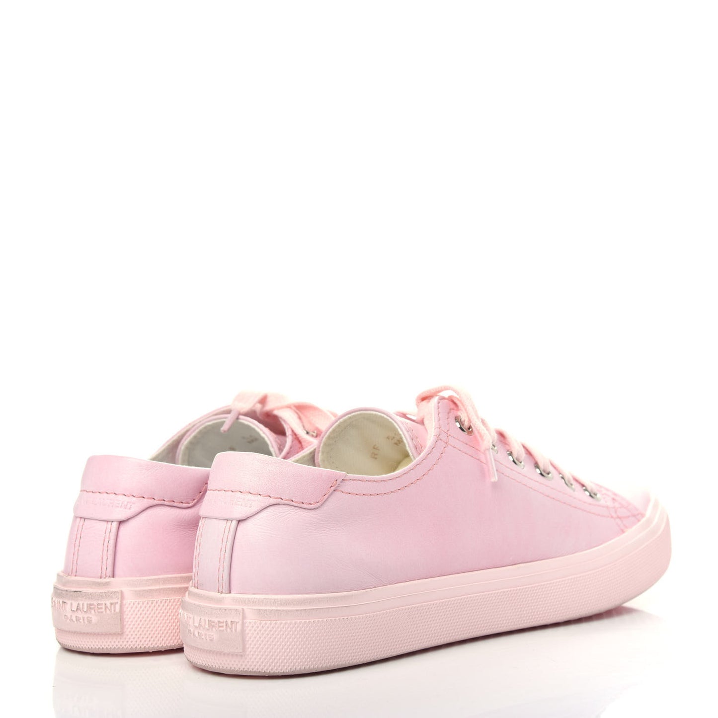Calfskin Distressed Bedford Low Top Sneakers 38.5 Fanne Rose