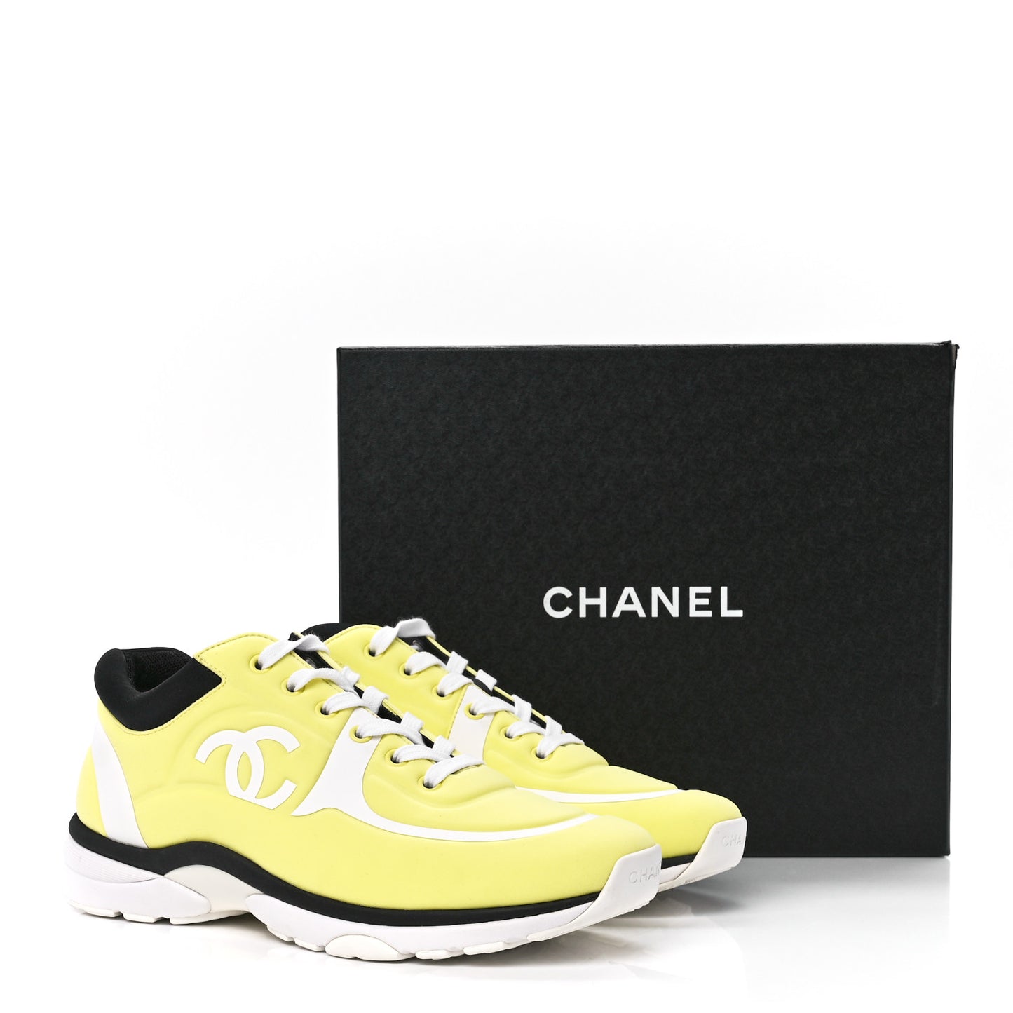 Lycra Fabric CC Sneakers 40 Yellow