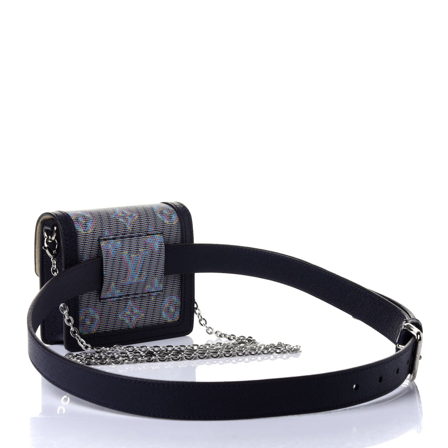 Louis Vuitton Monogram LV Pop Bumbag Dauphine BB Blue 3 of 11