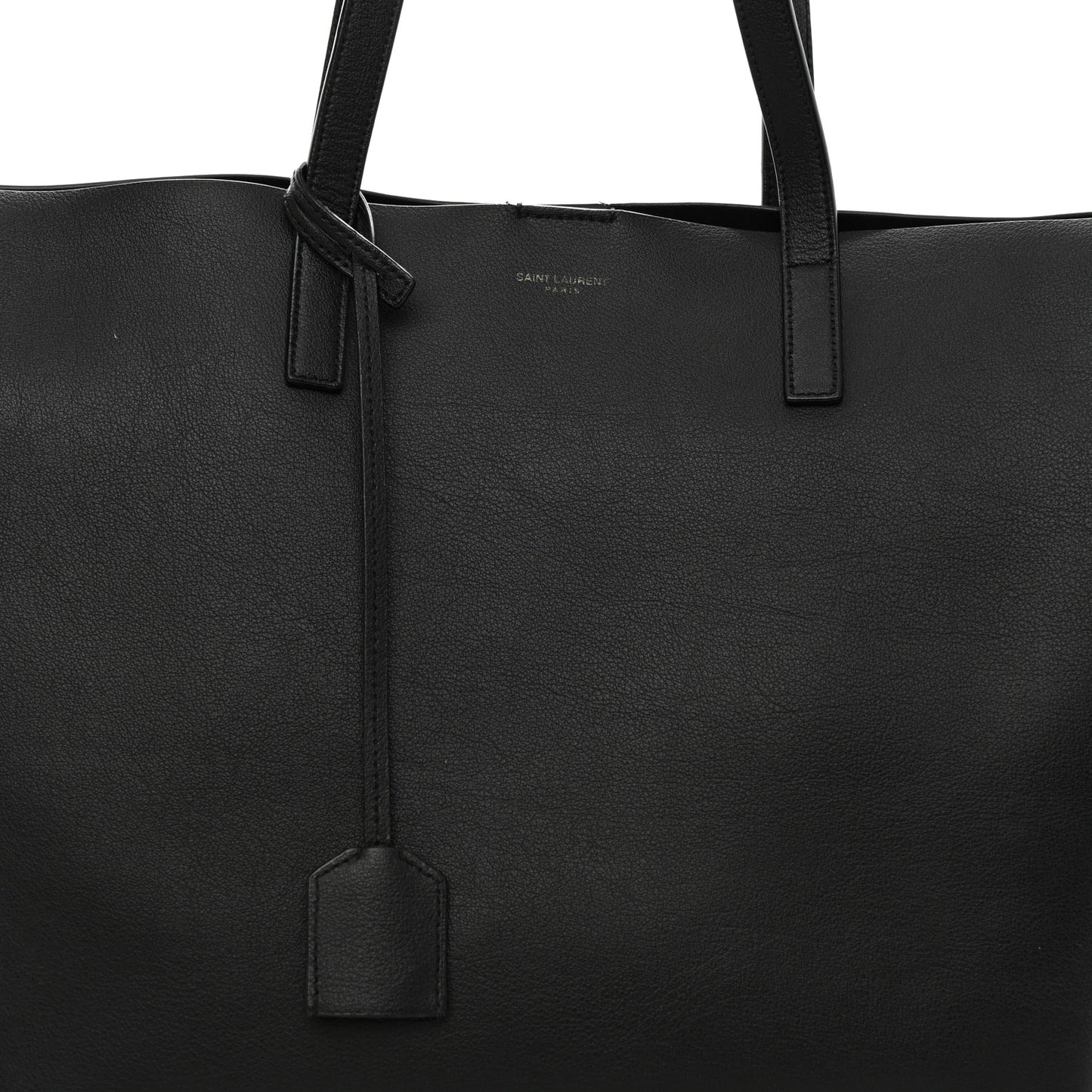 Calfskin Large Shopping Tote Black