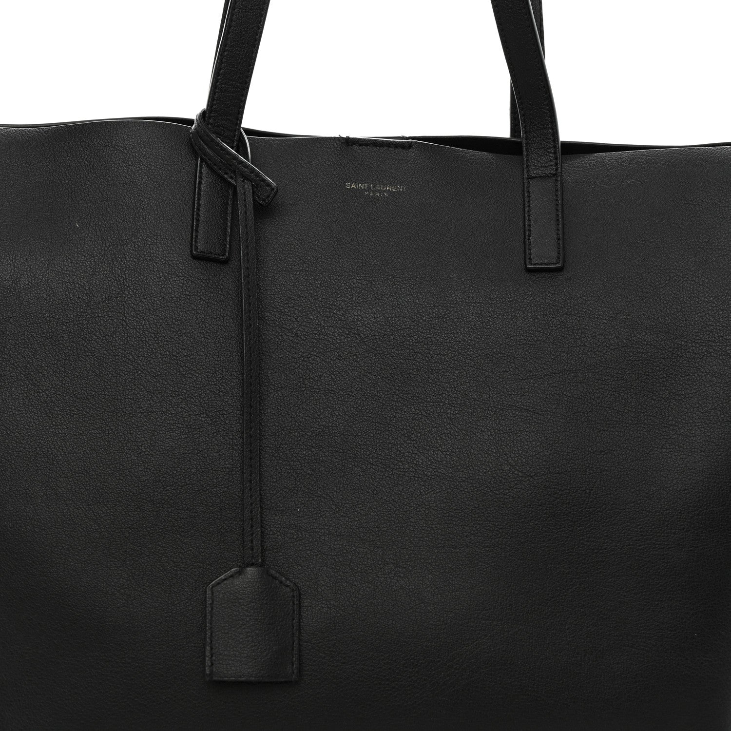 Saint Laurent Calfskin Large Shopping Tote Black 7 of 11
