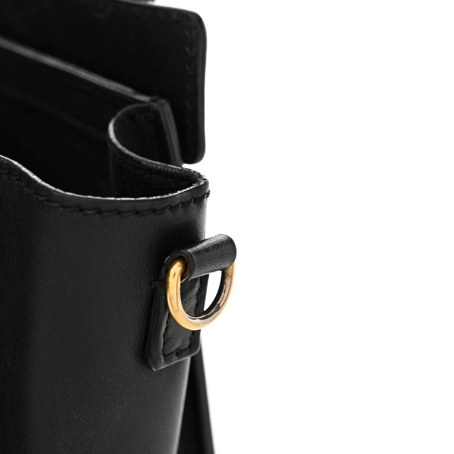 Smooth Calfskin Nano Luggage Black