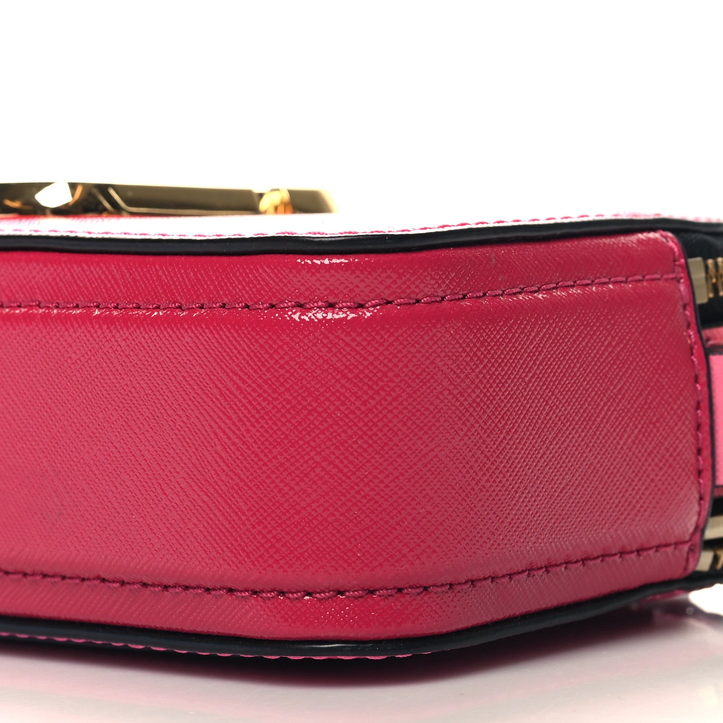 Saffiano Small Snapshot Camera Bag Pink