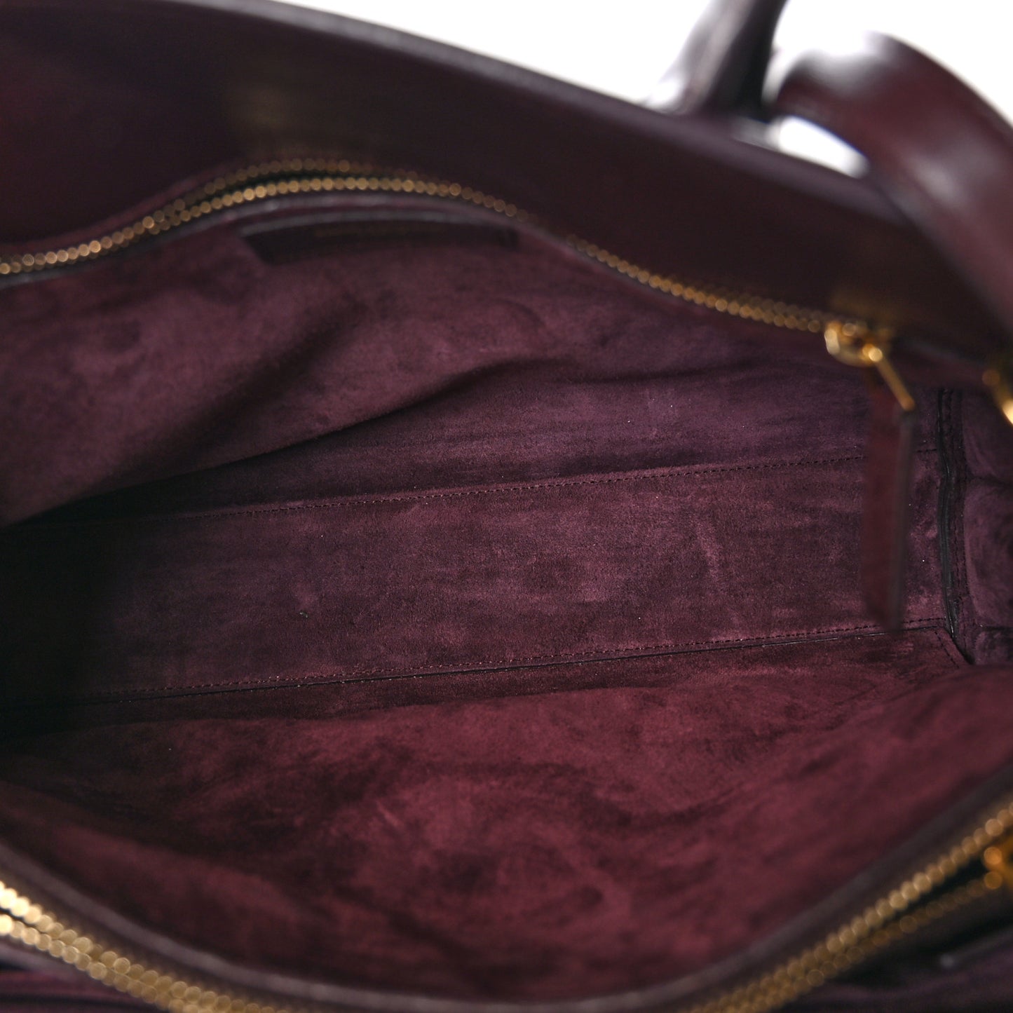 Grained Calfskin Small Classic Sac De Jour Bordeaux