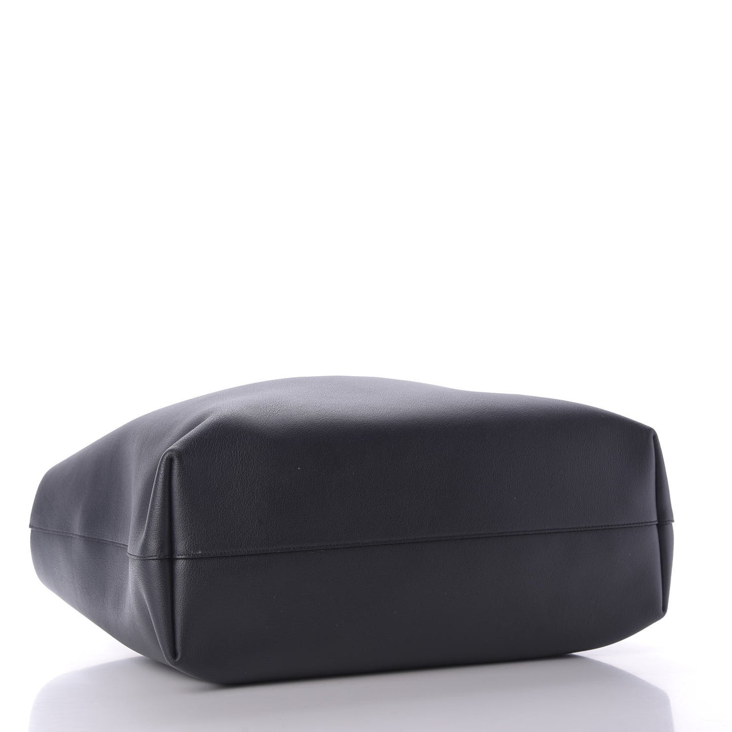 Calfskin Large Shopping Tote Black