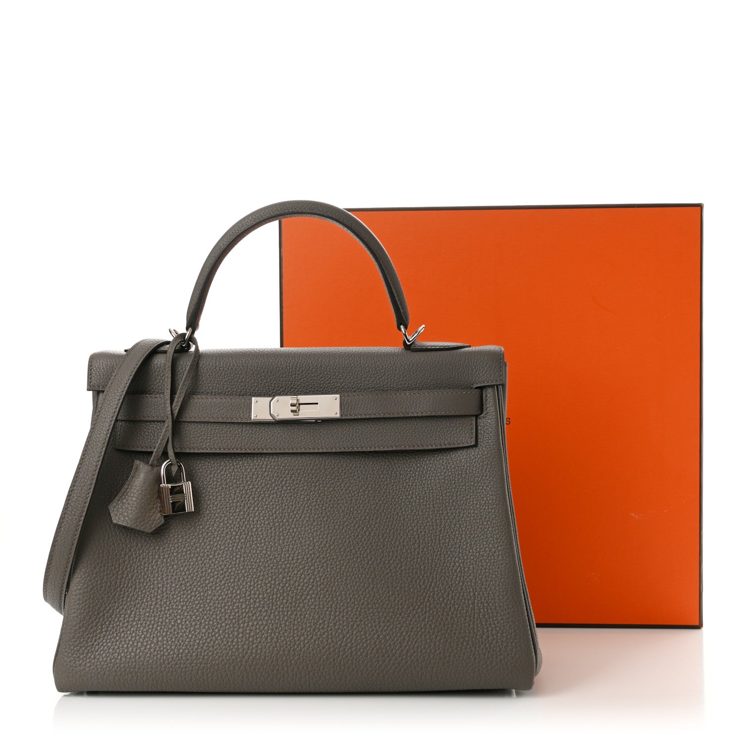 Hermes Togo Kelly Retourne 32 Etain 11 of 11