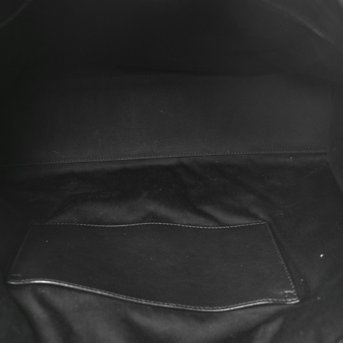 Crinkled Calfskin Matelasse Monogram Large Niki Shopper Tote Black